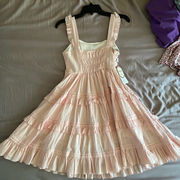 Lolita Dress - NWT - Barbiecore Lolita Balletcore Cottagecore - Picture 7 of 9